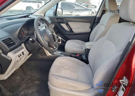 2015 Subaru Forester 2.5I Premium из США, поврежденный, VIN JF2SJAFC2FH569974